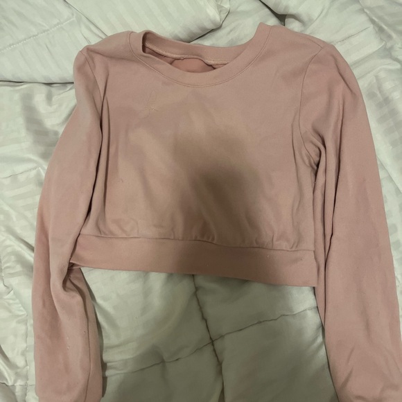Trendy Pink Cropped Top - Picture 1 of 1